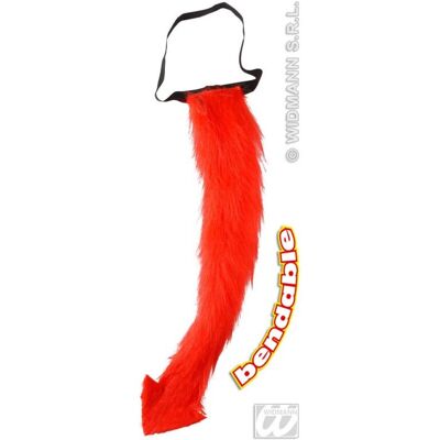 Déguisement Fantaisie WIDMANN 8145D - Queue de diable en peluche rouge Déguisement Fantaisie WIDMANN 8145D - Queue de diable en peluche rouge