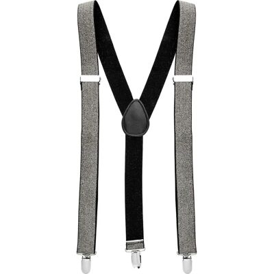 Widmann Unisex Lurex Zilveren Braces Widmann Unisex Lurex Zilveren Braces