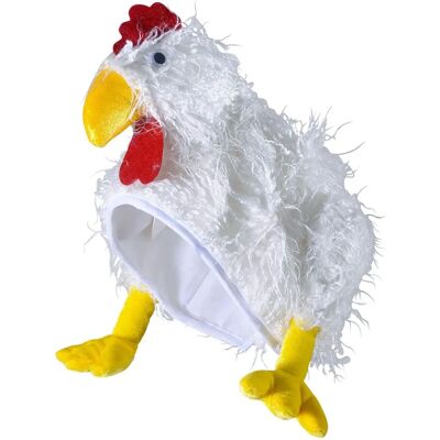 Chapeau Poulet Blanc Widmann - Chapeau - Publicité Chapeau Poulet Blanc Widmann - Chapeau - Publicité