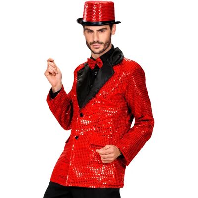 e-Carnavalskleding.nl Red Glitter Party Jacket - Party Jacket e-Carnavalskleding.nl Red Glitter Party Jacket - Party Jacket