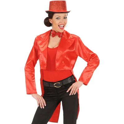 Fato de showtime ou fraque com cauda vermelha - Costumes Fato de showtime ou fraque com cauda vermelha - Costumes