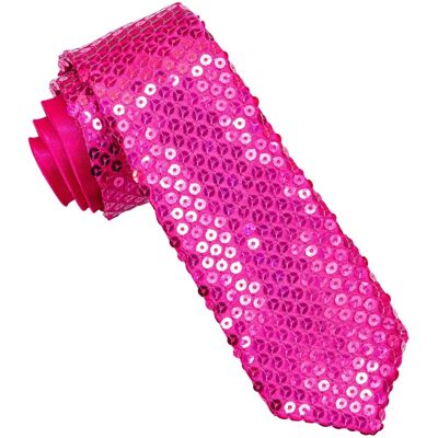 Corbata de purpurina rosa Finidi - Necktie Corbata de purpurina rosa Finidi - Necktie