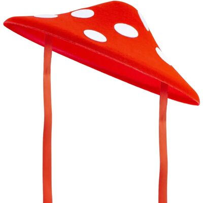 Chapéu de cogumelo vermelho da Widmann - Acessório de fantasia Chapéu de cogumelo vermelho da Widmann - Acessório de fantasia