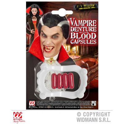 WIDMANN 91702 Vampyrtenner - Halloween Kostyme Tilbehør WIDMANN 91702 Vampyrtenner - Halloween Kostyme Tilbehør