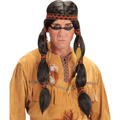 Widmann Adna Wig - Long Black Braids with Headband Widmann Adna Wig - Long Black Braids with Headband