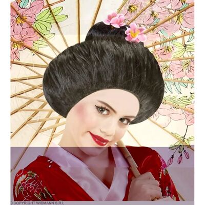 Widmann czarna peruka Geisha dla dziewczynek Widmann czarna peruka Geisha dla dziewczynek