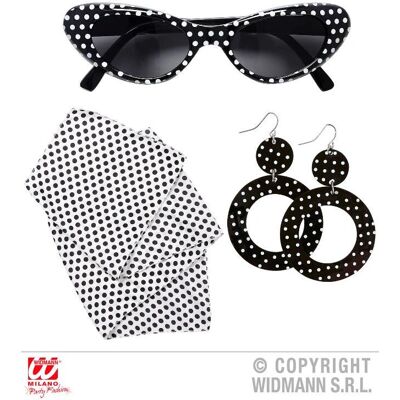 WIDMANN 95717 Polka-Dots 50er Jahre Verkleidung - Kostüm WIDMANN 95717 Polka-Dots 50er Jahre Verkleidung - Kostüm