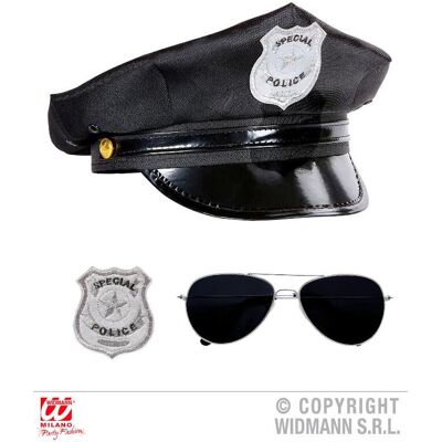Widmann 95719 Conjunto de accesorios de policía Widmann 95719 Conjunto de accesorios de policía