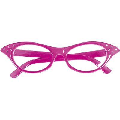 e-Carnavalskleding.nl Rose 50er Jahre Brille mit Strass e-Carnavalskleding.nl Rose 50er Jahre Brille mit Strass