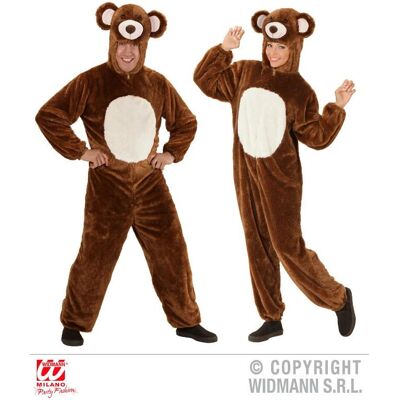 Disfraz de Oso Widmann Modelo 97121 - Unisex, Peluche Suave, Capucha Disfraz de Oso Widmann Modelo 97121 - Unisex, Peluche Suave, Capucha