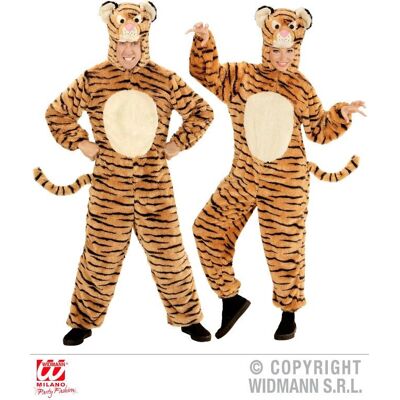 Widmann tiger plush costume - Unisex, hood, zipper, soft plush Widmann tiger plush costume - Unisex, hood, zipper, soft plush