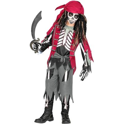 WIDMANN Piratskeletkostym för Barn 8-10 WIDMANN Piratskeletkostym för Barn 8-10