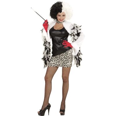 Widmann Evil Mistress Black and White Costume Widmann Evil Mistress Black and White Costume