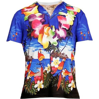 e-Carnavalskleding.nl Kwiatowe Hawaii T-shirt XL - T-shirt e-Carnavalskleding.nl Kwiatowe Hawaii T-shirt XL - T-shirt