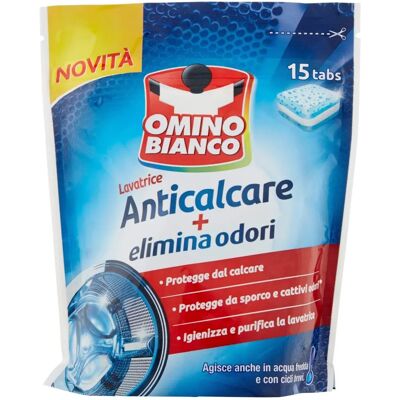 Pastiglie Anticalcare Lavatrice Omino Bianco - Detersivo in Tavoletta Pastiglie Anticalcare Lavatrice Omino Bianco - Detersivo in Tavoletta