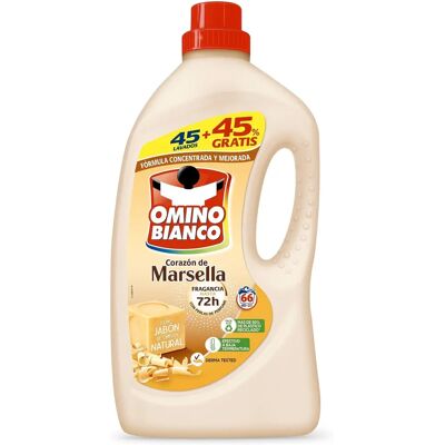 Omino Bianco - Marsella - 2640ml - 45 Dosi - Detergente liquido Omino Bianco - Marsella - 2640ml - 45 Dosi - Detergente liquido