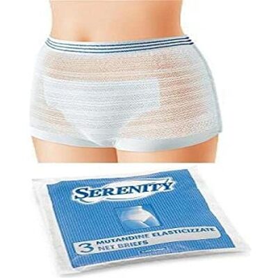 Mutandina Assorbente Serenity XL in rete traspirante - Mutandina assorbente Mutandina Assorbente Serenity XL in rete traspirante - Mutandina assorbente