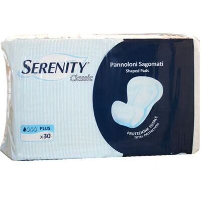 Serenity Spa Assorbenti Incontinenza - Forma Sagomata - 30 Pezzi Serenity Spa Assorbenti Incontinenza - Forma Sagomata - 30 Pezzi