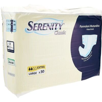 Pañales de Incontinencia Serenity - Moderada a Grave - 30 piezas Pañales de Incontinencia Serenity - Moderada a Grave - 30 piezas