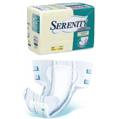 Serenity Spa Incontinence Pads - Medium 30 pcs Serenity Spa Incontinence Pads - Medium 30 pcs
