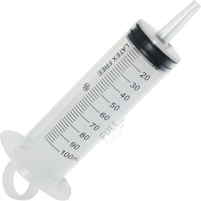 Pikdare Spa Siringa Sterile 100ml - Senza Ago - Qualità Medica Pikdare Spa Siringa Sterile 100ml - Senza Ago - Qualità Medica