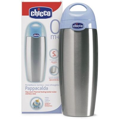 Chicco Stay Warm Biberón - Acero Inoxidable Chicco Stay Warm Biberón - Acero Inoxidable