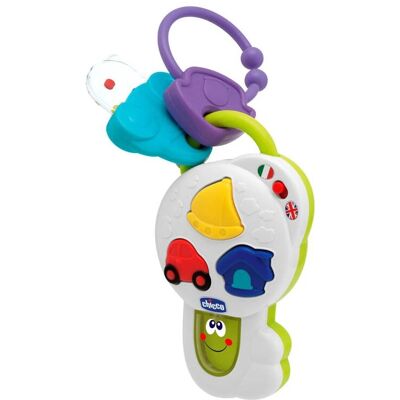 Chicco 99500 Clé Parlante Bilingue - Hochet pour Bébé Chicco 99500 Clé Parlante Bilingue - Hochet pour Bébé