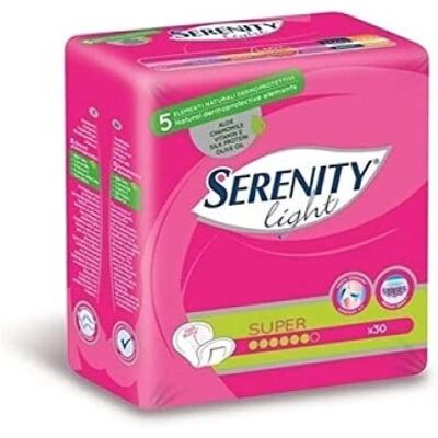 Serenity Spa Pannoloni Per Incontinenza Serenity Light Lady Super 30 Pezzi Serenity Spa Pannoloni Per Incontinenza Serenity Light Lady Super 30 Pezzi