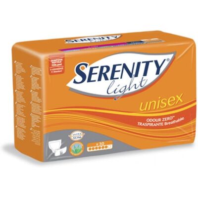 Serenity Light Unisex - Assorbenti Incontinenza - 30 pezzi Serenity Light Unisex - Assorbenti Incontinenza - 30 pezzi