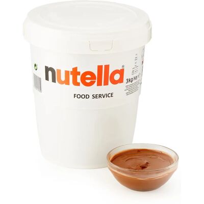 Nutella 3kg Tarro XL - Crema de Avellanas Nutella 3kg Tarro XL - Crema de Avellanas