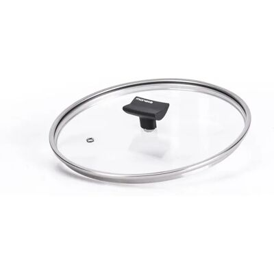 Couvercle de cuisson Moneta Nova 26 cm en verre et acier - Régulation de pression Couvercle de cuisson Moneta Nova 26 cm en verre et acier - Régulation de pression