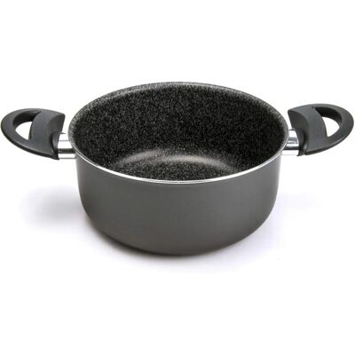 Alluflon Tradition Italien Kasserolle - Hardoise Stein-Effekt - 18cm Alluflon Tradition Italien Kasserolle - Hardoise Stein-Effekt - 18cm