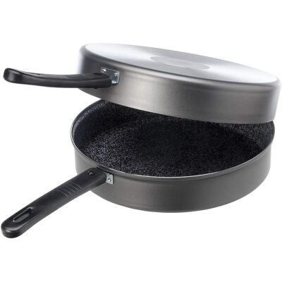 ALLUFLON Tradition Italie Mini Four haut, aluminium, noir, 28 cm - Poêle ALLUFLON Tradition Italie Mini Four haut, aluminium, noir, 28 cm - Poêle