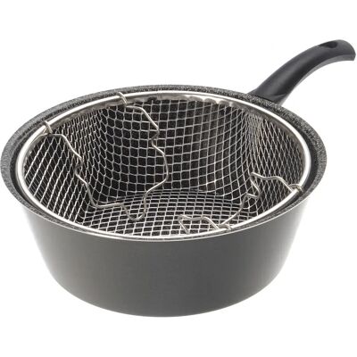 Alluflon 0018025304 - Preto - Fritadeira profunda Alluflon 0018025304 - Preto - Fritadeira profunda