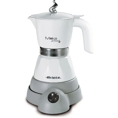 Ariete Moka Aroma - Blanc - Cafetière - Publicité Ariete Moka Aroma - Blanc - Cafetière - Publicité