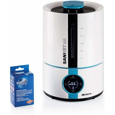 Ariete 2836 Sani-Jet Air - Bleu, Blanc - Humidificateur et désinfectant d'air - Publicité Ariete 2836 Sani-Jet Air - Bleu, Blanc - Humidificateur et désinfectant d'air - Publicité