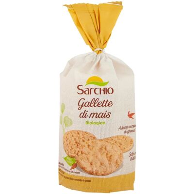 Sarchio Gallette di Mais Senza Glutine Biologiche - 100 g Sarchio Gallette di Mais Senza Glutine Biologiche - 100 g