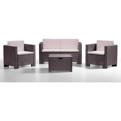 ws design Rattan puutarhakalustesarja - Lounge Set ws design Rattan puutarhakalustesarja - Lounge Set