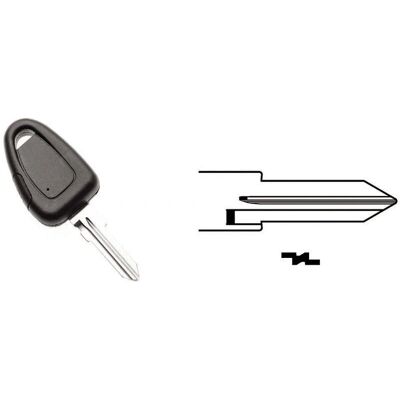 SILCA - Custodia chiave auto Fiat GT15RR S1 - 1 pulsante SILCA - Custodia chiave auto Fiat GT15RR S1 - 1 pulsante