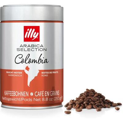 Illy Sélection Arabica Colombie - Grains de Café - Publicité Illy Sélection Arabica Colombie - Grains de Café - Publicité