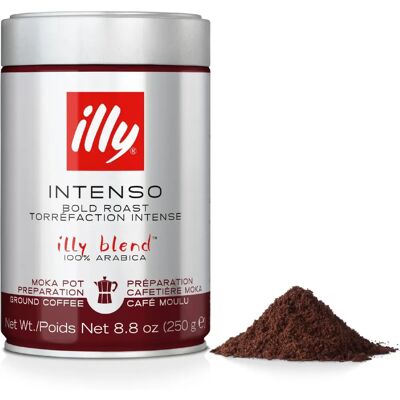 Illy Model - Mletá INTENSO pražená káva - 250 g Illy Model - Mletá INTENSO pražená káva - 250 g