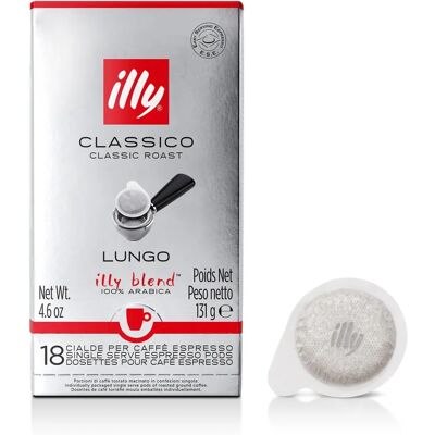 illy E.S.E. Kaffeeepads Lungo - 18 Stück illy E.S.E. Kaffeeepads Lungo - 18 Stück