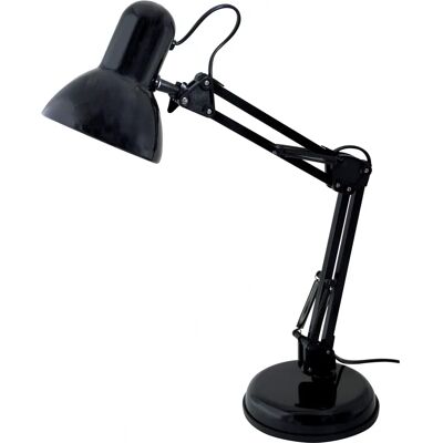 Lámpara de mesa Velamp Charleston xl - Casquillo E27, cable 150cm, diseño moderno Lámpara de mesa Velamp Charleston xl - Casquillo E27, cable 150cm, diseño moderno