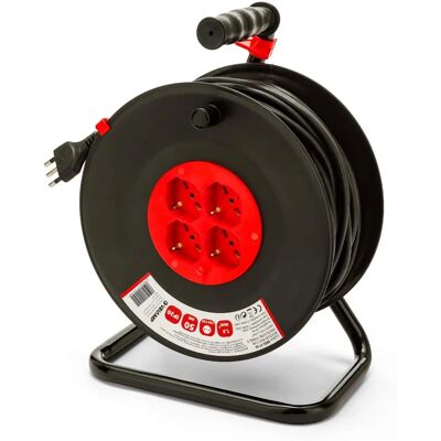 VELAMP przedłużacz - 50m, 4 gniazdka, włoski standard VELAMP przedłużacz - 50m, 4 gniazdka, włoski standard
