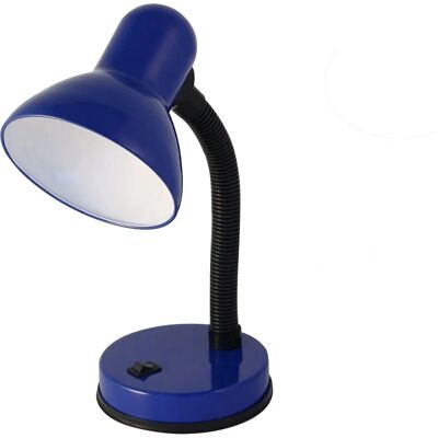 Velamp Charleston Lampada da Tavolo Blu - Con Attacco E27 Velamp Charleston Lampada da Tavolo Blu - Con Attacco E27