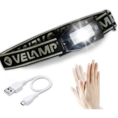 Velamp Stirnlampe 150lm Kontaktlos Wiederaufladbar Velamp Stirnlampe 150lm Kontaktlos Wiederaufladbar