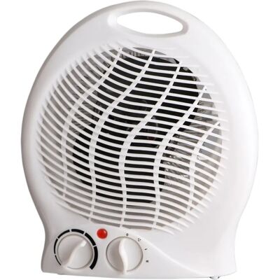 VELAMP - Termoventilatore fisso 2000W - Bianco - 2 velocità - Termoventilatore elettrico VELAMP - Termoventilatore fisso 2000W - Bianco - 2 velocità - Termoventilatore elettrico