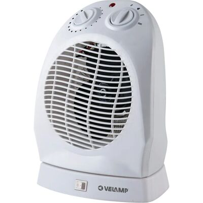 Velamp 2kw Ohřívač - Oscilující základna Bezpečnost Automatické vypnutí Velamp 2kw Ohřívač - Oscilující základna Bezpečnost Automatické vypnutí