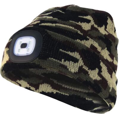 Velamp Cap Stirnlampe - Wiederaufladbares LED Frontlicht - Mimetisch Velamp Cap Stirnlampe - Wiederaufladbares LED Frontlicht - Mimetisch