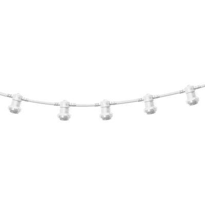 Velamp Party Light - Guirlande extensible 20m avec 20 porte-ampoules E27 - Publicité Velamp Party Light - Guirlande extensible 20m avec 20 porte-ampoules E27 - Publicité